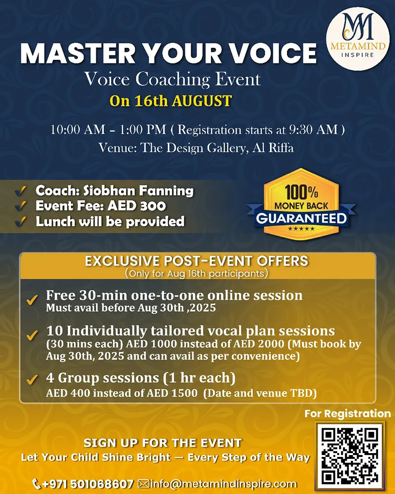 Master Your Voice – with Siobhan Fanning