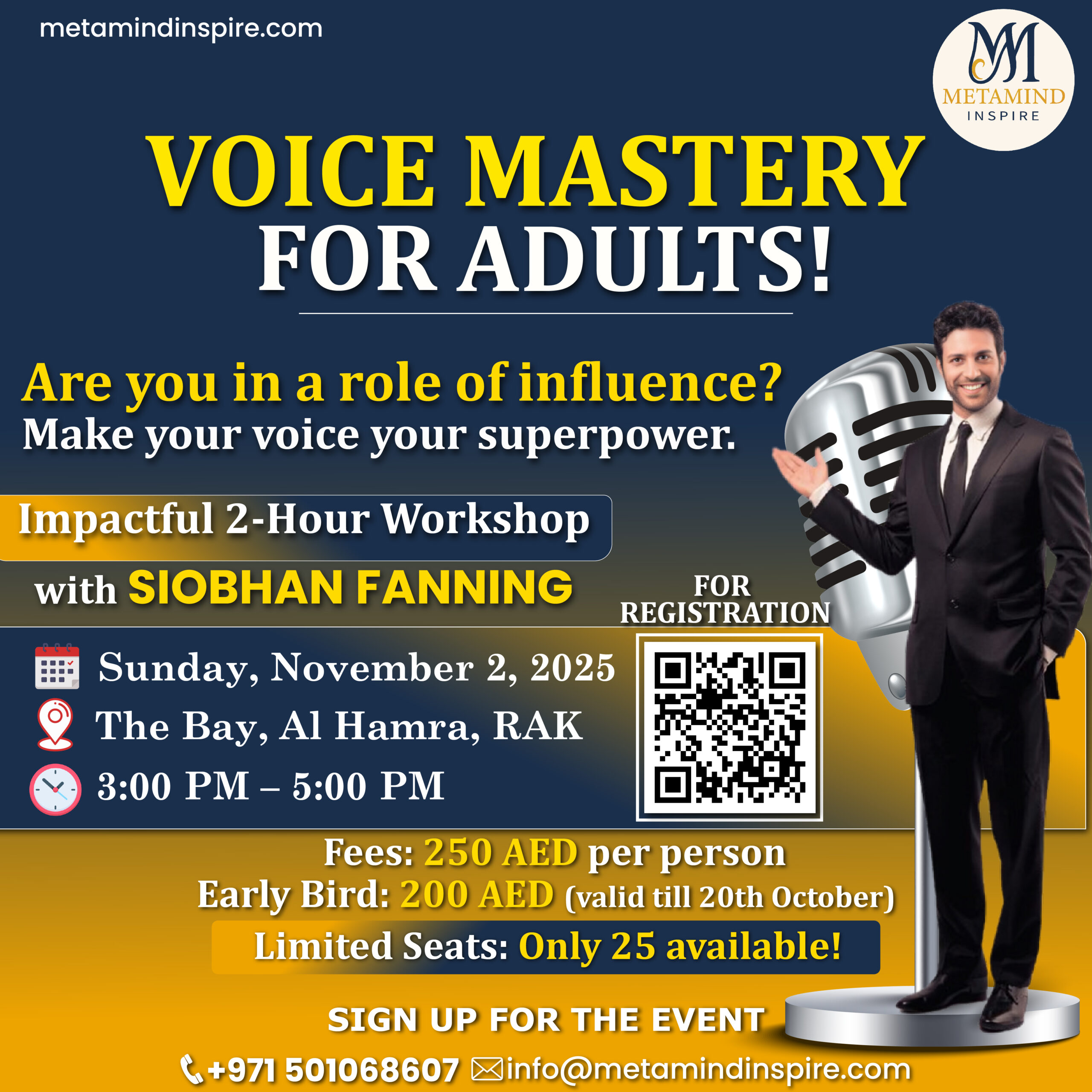 Voice Mastery For Adults – With Siobhan Fanning